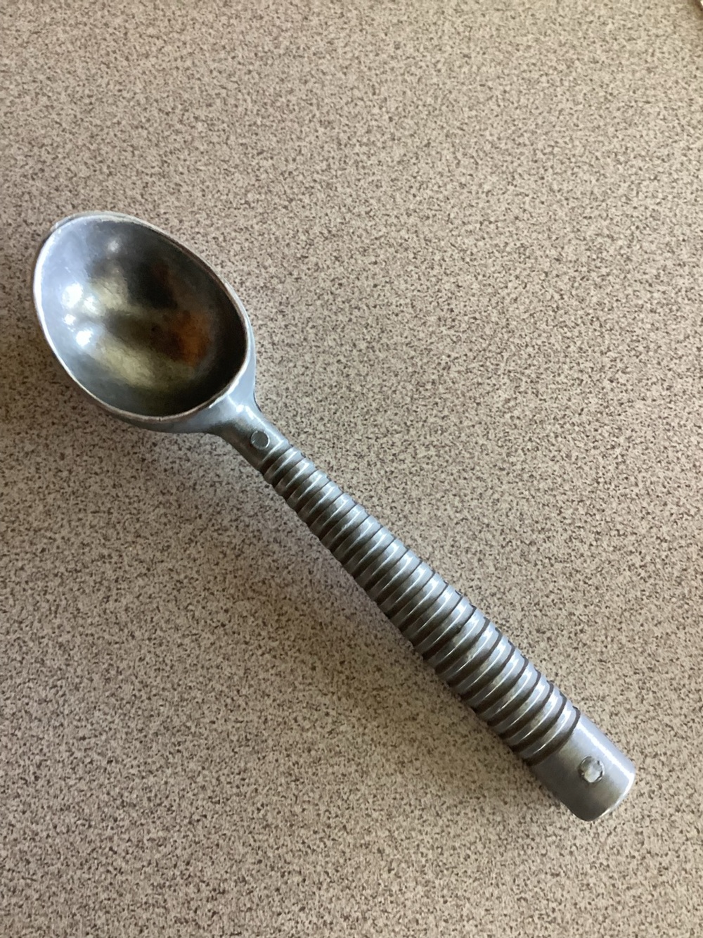 Vintage Aluminum Ice Cream Scoop